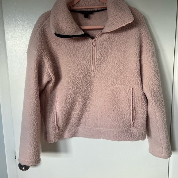 J.Crew Women's Pink Fleece Jacket - Picture 3 of 10